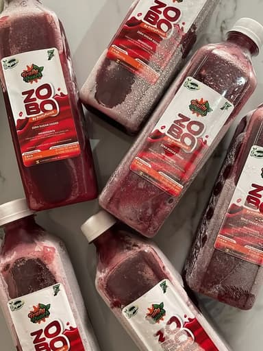 Zobo drink bottles